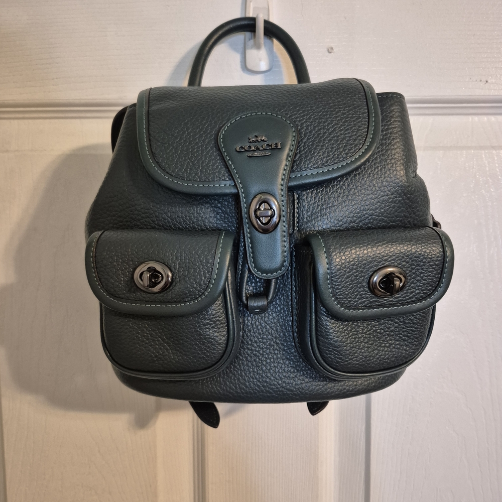 Coach Dark Teal Hadley Backpack